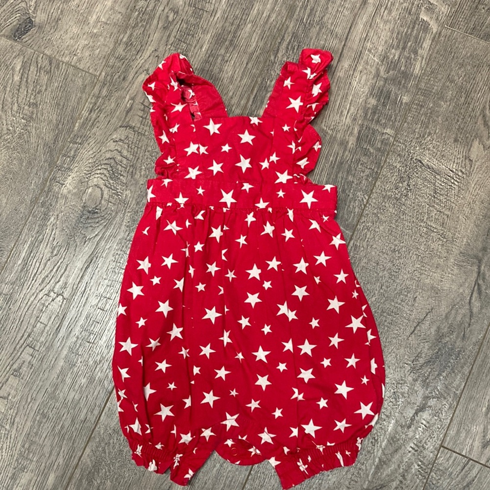 Baby GAP patriotic short romper